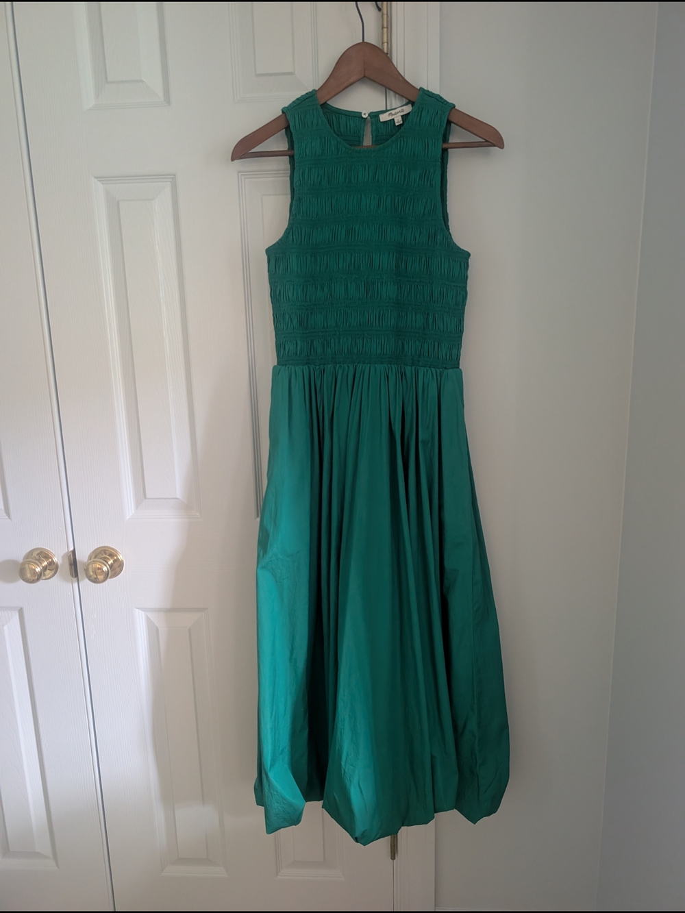 Sleeveless Green Midi Dress From madewell